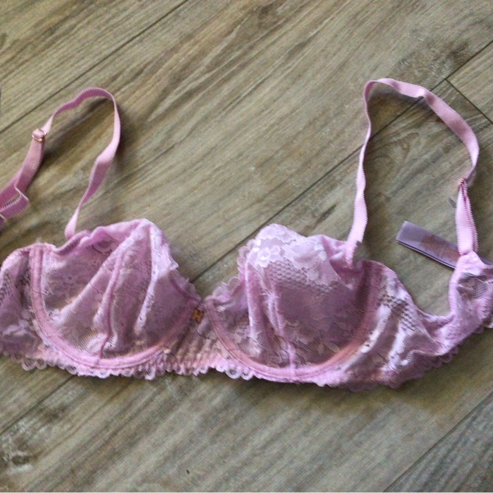 NWT Savage X Fenty Lavender Floral Underlined 34C Bra